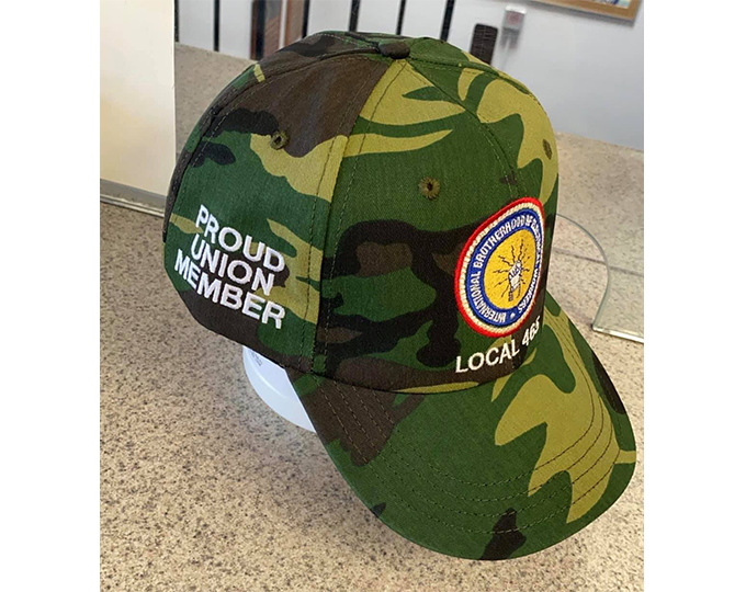 IBEW 465 CAMO CAP